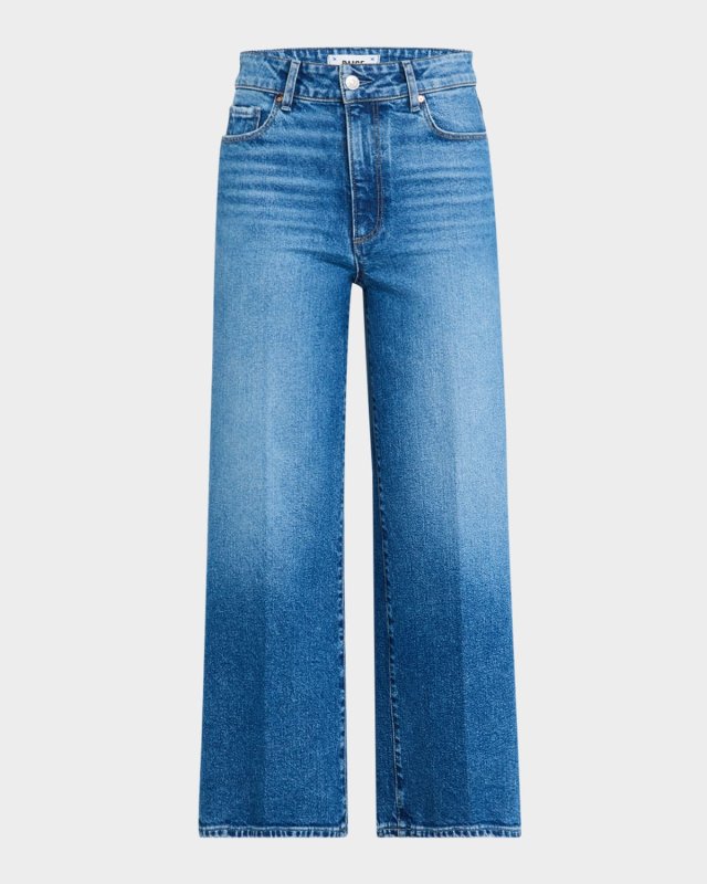 Sasha Wide-Leg Ankle Jeans